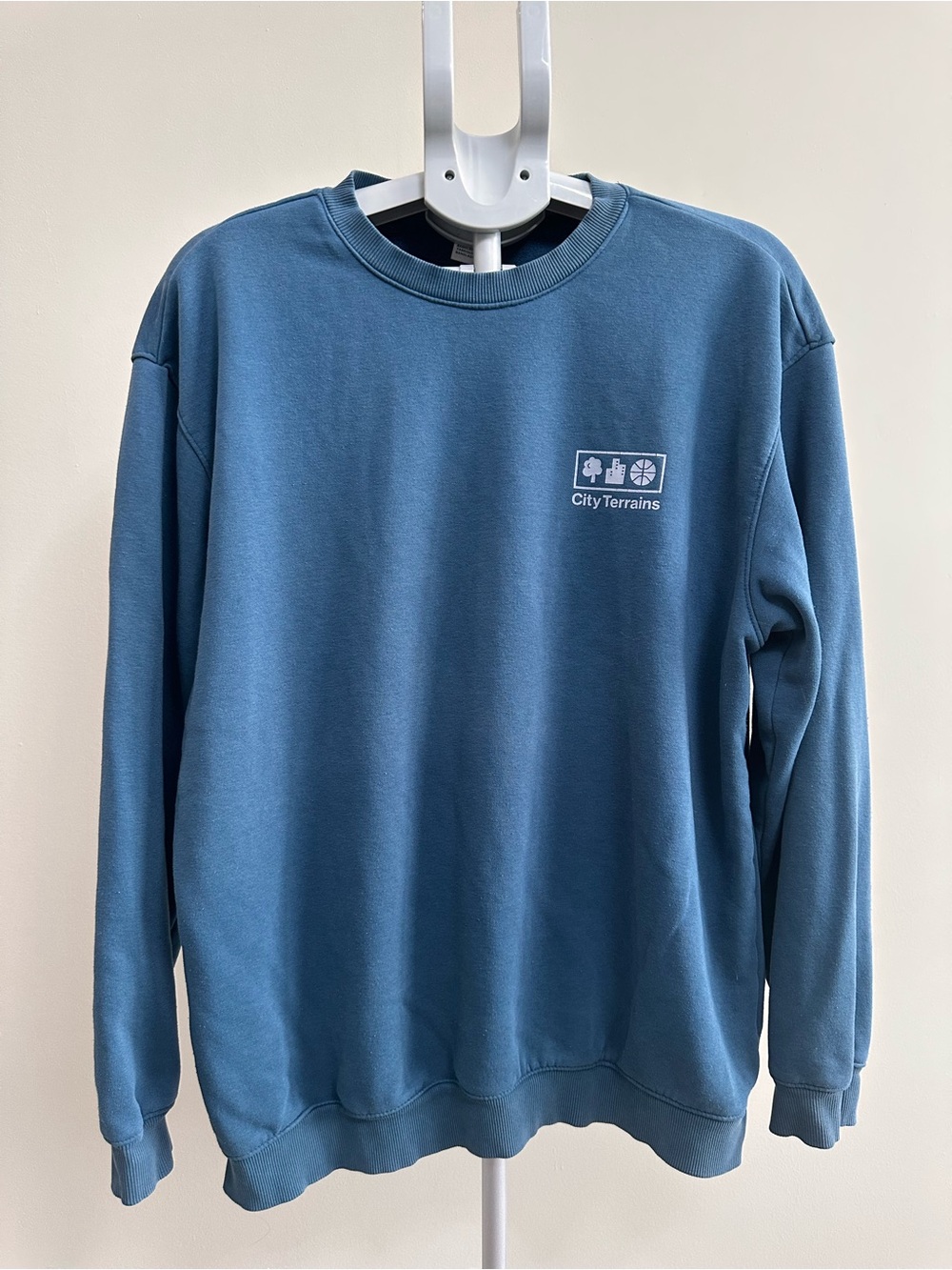 H&M Men's Crewneck Sweatshirt - Dusty Blue